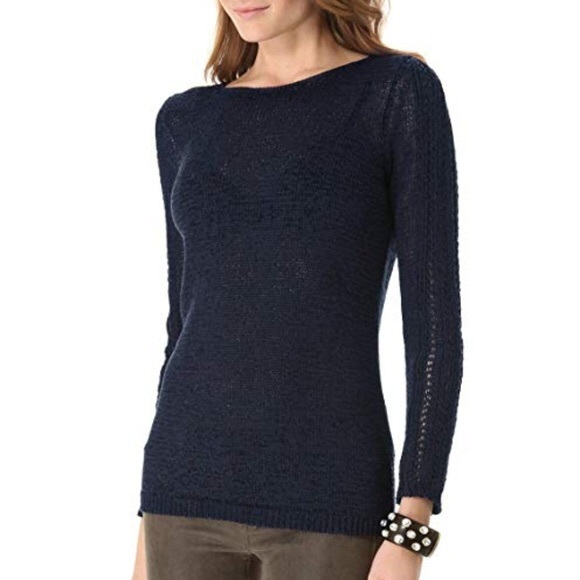 Rachel Zoe Open Knit Karla Sweater S NWT - Picture 2 of 10